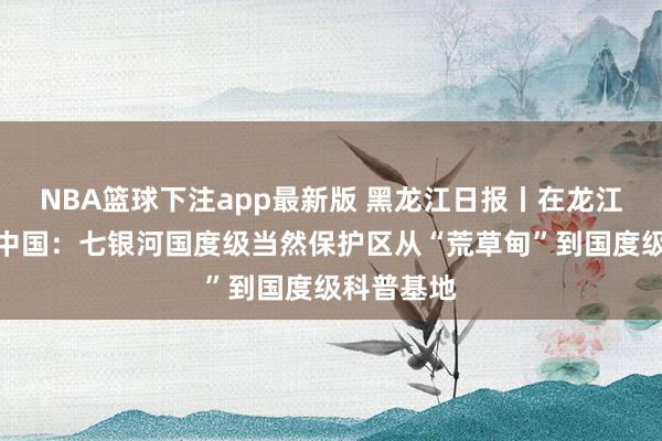 NBA篮球下注app最新版 黑龙江日报丨在龙江看见清秀中国：七银河国度级当然保护区从“荒草甸”到国度级科普基地