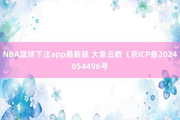 NBA篮球下注app最新版 大象云数（京ICP备2024054496号